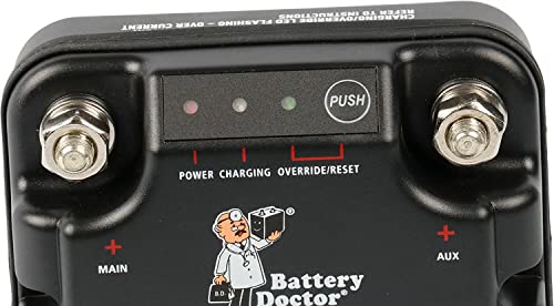 WirthCo 20090 Battery Doctor 75 Amp/100 Amp Battery Isolator , Black