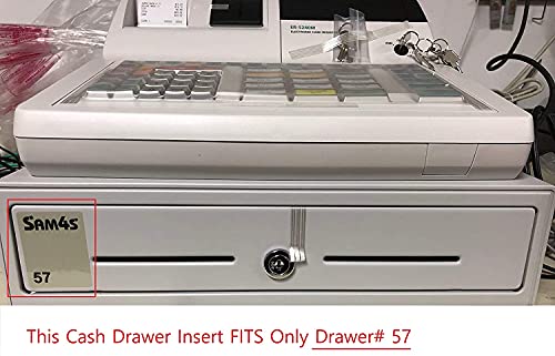 HK SYSTEMS SAM4S Cash Drawer Insert Money Tray 57, 5 Bills and 5 Coins, Compatible with Sam4s ER-5200, ER-5240, ER-5215, ER-380, ER-350, ER-520, ER-530, ER-650, ER-900 Series, SPS-300 Series
