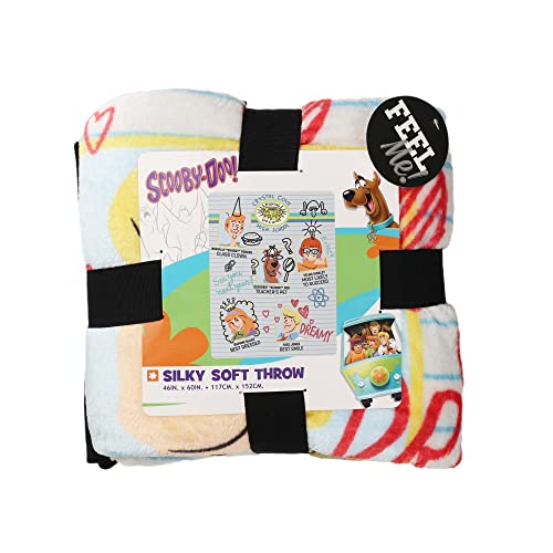 Northwest Scooby Doo Silk Touch Throw Blanket, 50" x 60", Santa I Can Explain