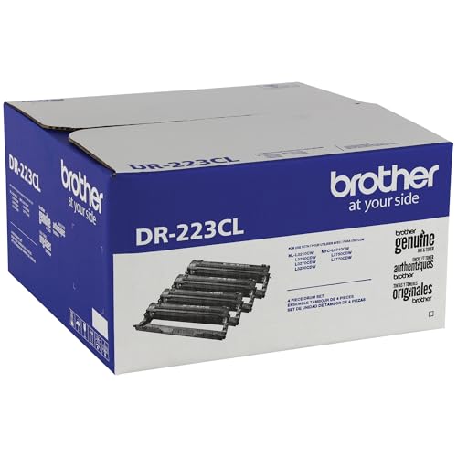 Brother Genuine -Drum Unit, DR223CL, Seamless Integration, Yields Up to 18,000 Pages,Black