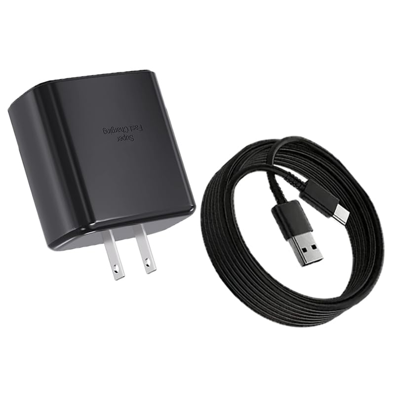 2Pack 45W USB C Super Fast Charger, Android Phone Wall Charger Fast Charging with 5FT USB Type C Cable for Samsung Galaxy S24 S23 Ultra/S23+/S22 Ultra/S22+/S22/S20/Note 10/20 (10FT-2Pack)