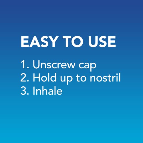 Vicks VapoInhaler, On-The-Go Portable Nasal Inhaler, Non-Medicated, with Refreshing Vapors, Menthol Scent, 2 Scented Sticks (Pack of 2)