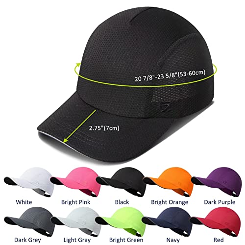 GADIEMKENSD Women's Race Day Running Hat Performance Mesh Baseball Cap - Excellent Ventilation, Lightweight, Reflective Safety Ponytail Hats for Exercise Golf Hiking Beach Workout Gym Yellow