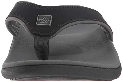 Spenco Women's Flip-Flop, Carbon/Pewter, 13 Wide