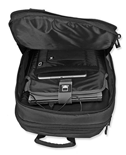 Duchamp Getaway Expandable Carry-On Backpack Suitcase (Black)