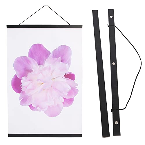 Aynoo Magnetic Poster Hanger Frame 8x10 8x12 8x24 8x18 Poster Frame 8 Inch Wide Magnetic Poster Hanger Frame for Posters,8" Wide,Black,1Pack