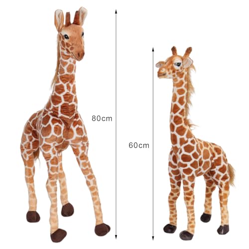 BARMI Stuffed Animal Stuffed Giraffe Plush Large Tall Big Giraffe, Nursery Decorations 60cm/23.62inch