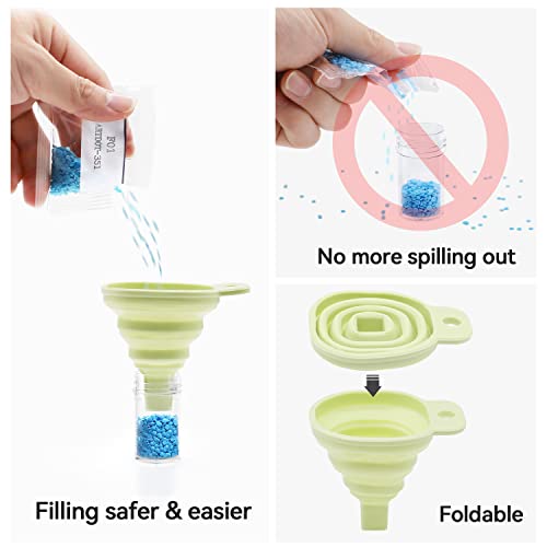 ARTDOT Diamond Painting Storage Containers, 30 Slots Diamond Painting Accessories Shockproof Jars for Jewelry Beads Rings Charms Glitter Rhinestones