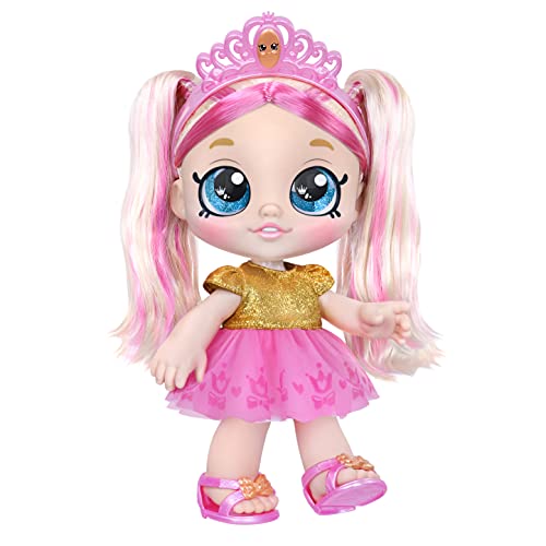 Kindi Kids Scented Sisters Pawsome Royal Family - Pre-School 10" Play Doll: Tiara Sparkles, 6.5" Baby Kindi: Teenie Tiara, and Kindi Pet: Prince Purrfection - Amazon Exclusive