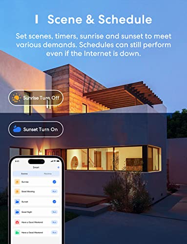 meross Smart Light Bulb, Smart WiFi LED Bulbs Works with Alexa, Dimmable E26 Multicolor 2700K-6500K RGBWW, 810 Lumens 60W Equivalent, No Hub Required, 1 Pack