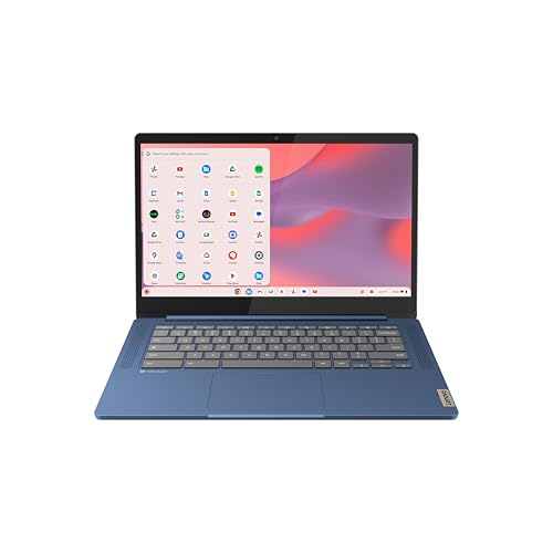 Lenovo IdeaPad Slim 3 Chromebook - 2024 - Lightweight Laptop - Waves MaxxAudio® Speakers - 14" HD Display - HD 720p Camera - 4GB Memory - 64GB Storage - MediaTek Kompanio 520 - Abyss Blue