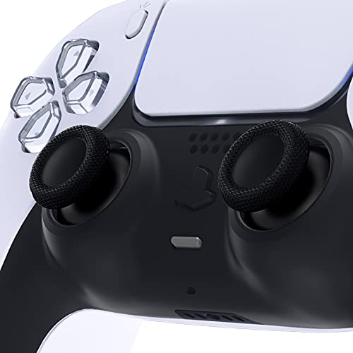 eXtremeRate Clear Red Replacement Thumbsticks for PS5 Controller, Custom Analog Stick Joystick Compatible with PS5, for PS4 All Model Controller - Controller NOT Included