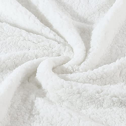 Eddie Bauer - Queen Blanket, Reversible Fleece & Faux Shearling Bedding, Perfect for Layering, Dorm Essentials (Solid Navy)