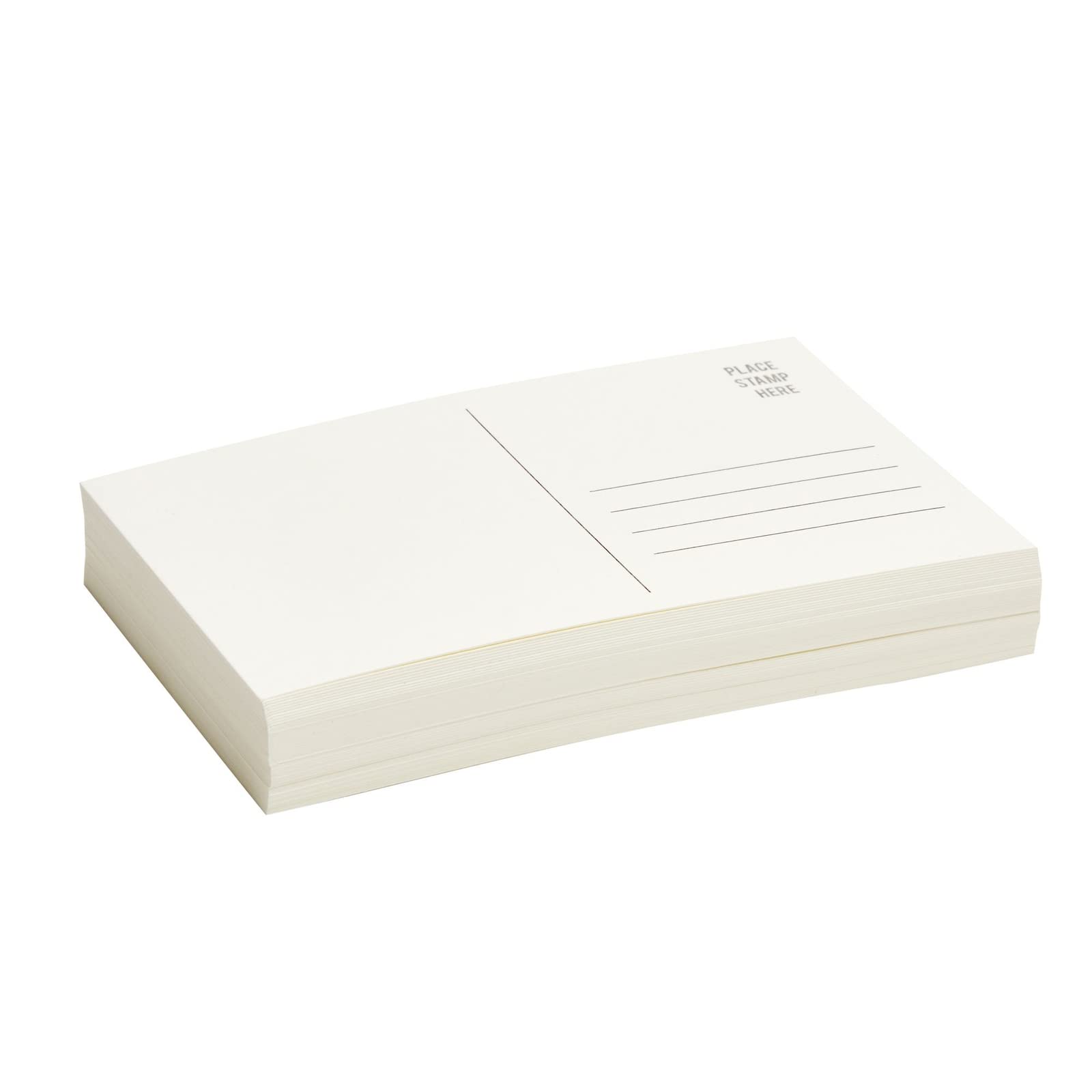 Paper Junkie 50 Pack Watercolor Postcards Blank, Bulk 4x6 Inch Cards to Paint, for Art, DIY (White, 300gsm Cardstock)