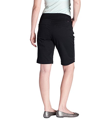 JAG Jeans Women's Ainsley Mid Rise Bermuda Short-Legacy, Black Twill, 2