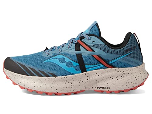 Saucony Women's Ride 15 TR Trail Running Shoe, Fog/Haze, 10