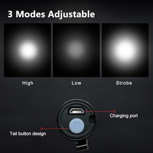 REDRHINO Small LED Flashlight 4 Pack, Rechargeable EDC Compact Pocket Lights, 400 Lumens Mini Flash Light with Clip, Bright Little Flashlights for Home, Emergency, Camping, Outdoor 2B2G