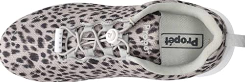 Propét Women's TravelActiv Safari Sneaker, Grey Cheetah, 7