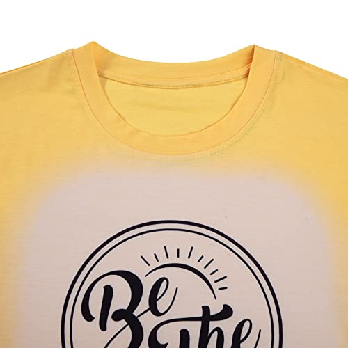 Sunshine Shirts for Women Be The Sunshine Shirt Cute Sunshine Graphic Tee Funny Letter Print Tee T Shirt