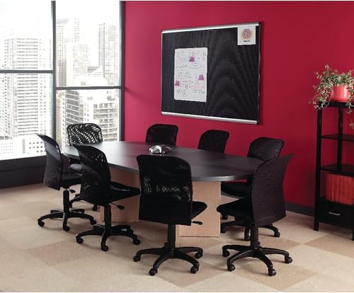 Quartet Bulletin Board, 3' x 2', Embossed, Hi-Density Foam, Aluminum Frame (B343A)