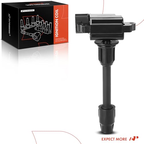 A-Premium Engine Ignition Coil Pack Compatible with Nissan Maxima 1995-1999 & Infiniti I30 1996-1999, V6 3.0L, Front Bank