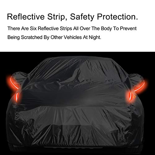 COLOR RAIN TIME UV Protection Car Cover Windproof Dustproof Scratch Resistant Outdoor Universal Full Car Covers for Sedan XXXL