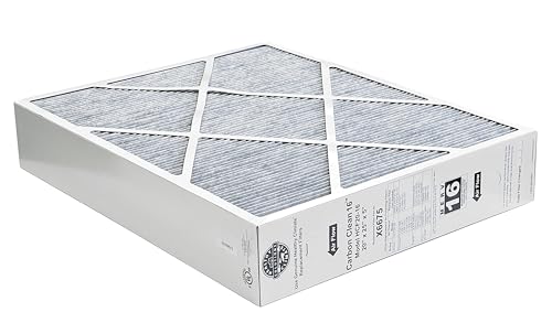 Lennox Healthy Climate Lennox X6675 20x25x5 Healthy Climate Carbon-Clean MERV 16 Filter Bundle with Same Day Supply Filter Change Reminder Magnet (1-Pack)