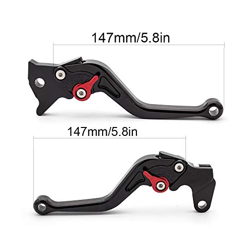HYEPIVOT for TNT 125 135 TNT125 TNT135 2016 2017 2018 2019 2020 2021 2022 2023 Short Brake Clutch Levers Pair Black