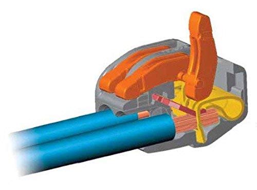 Wago 222-413 Lever-Nuts 3 Conductor Compact Connectors 10 PK