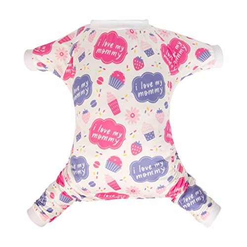 CuteBone Small Dog Pajamas Shirt Stretchy Summer Puppy Pjs Soft Cat Onesies Pet Clothes for Daily Wear DA07S