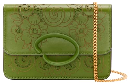 Oscar de la Renta, Laser Cut O Pochette, Fern