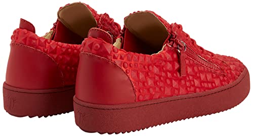 Giuseppe Zanotti, Frankie Low Top Sneakers, 8, Red