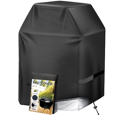 Aoretic Grill Cover, 32 inch Heavy Duty BBQ Gas Grill Cover for Outdoor Grill, Charbroil Grill Cover Barbecue Waterproof for Weber Char-Broil Monument, Dyna-glo Nexgrill，T-Spun Polyester