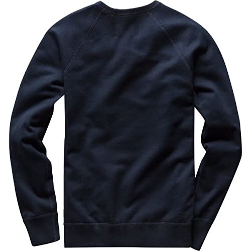 Reigning Champ Men's Midweight Terry Slim Crewneck Sweatshirt, Navy, Blue, XS