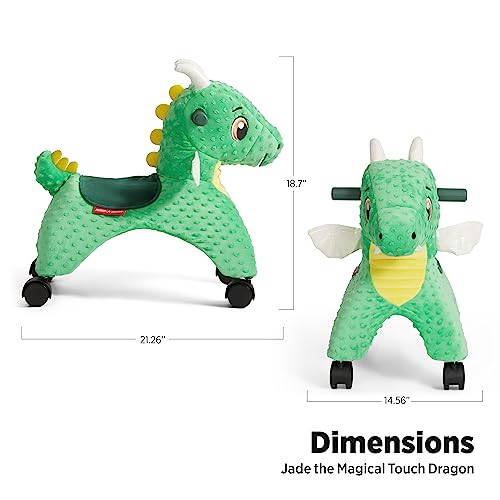 Toddler Toys 2-3, Baby Toys for Kids, One Year Old Girl Birthday Gifts and 1 Year Old Boy Gifts, Radio Flyer Jade The Magical Touch Dragon, for Ages 1-3, Green