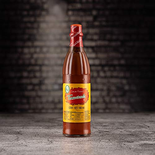 Tamazula Red Hot Sauce MexGrocer Salsa All Natural, Gluten Free & Vegan, Spice Mix Made From Red Peppers Perfect For Chips, Fast Foods, Lunch, Snacks or More 140 ml Pack of 5