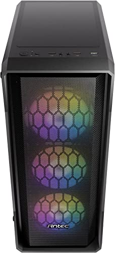 ANTEC NX Series NX360, High-Airflow Mesh Front Panel, 4 x 120mm Fans Included, Tempered Glass Side Panels, 360mm Radiator Support, Mid-Tower ATX Gaming Case