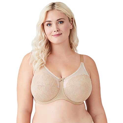 Wacoal Womens Retro Chic Figure Underwire Full Coverage Bra, White, 42H US