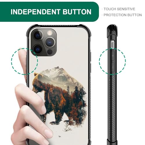 Goodsprout Compatible with iPhone 12/12 Pro Case,Couple Girlfriend Design Queen Amazing Pattern Design Shockproof Anti-Scratch Hard PC Back Case for iPhone 12/12 Pro