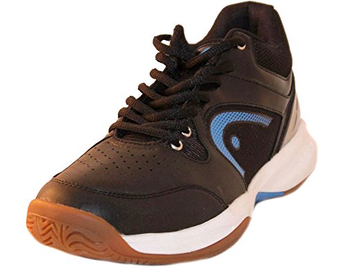 HEAD Men's Sonic 2000 MID Racquetball/Squash Indoor Court Shoes (Non-Marking) (White/Blue) 12.5 (D) US