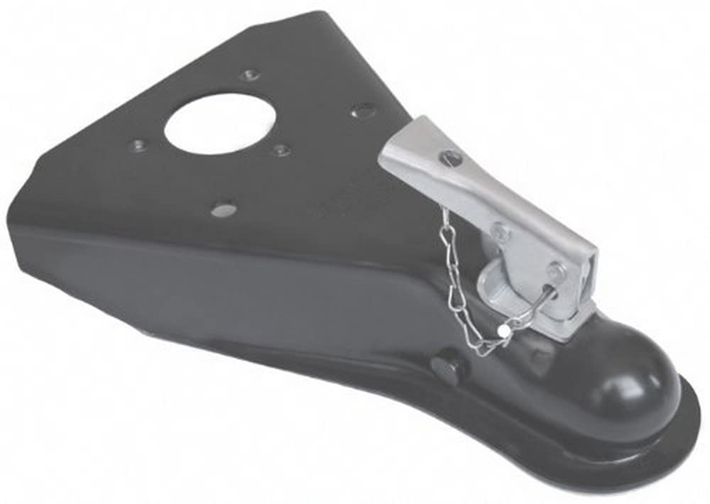 HUSKY TOWING 87077 2'' A-Frame Straight Coupler with Chain,Black