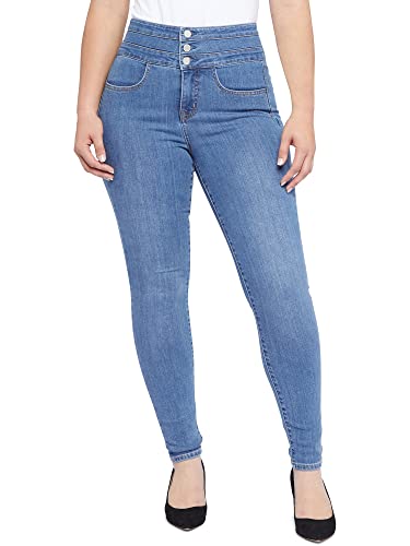 Seven7 Women's Misses Sky High Skinny, Jordana
