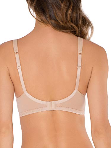Fruit of the Loom Women's Cotton Stretch Extreme Comfort Bra, Purple Velvet/Blushing/Black