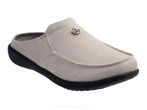 Spenco Women's Siesta Prana Mule, Warm Grey, 8 Wide