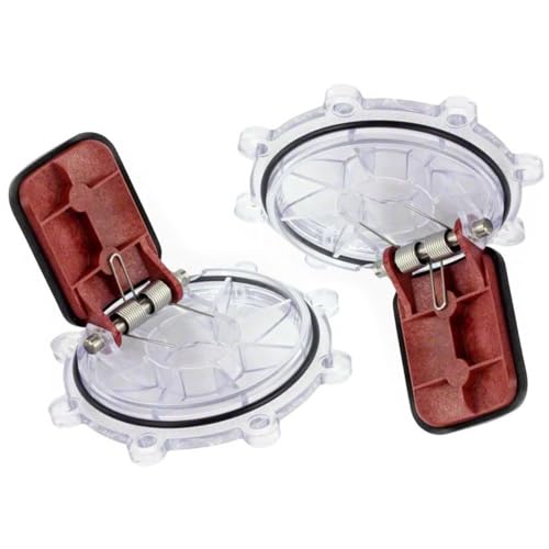 ATIE Pool 7056 Check Valve Cover with Flapper Assembly Compatible with Jandy Check Valve 7235, 7236, 7305, 7511, 7512 (Includes P/N: 7451 Flapper, 7302 Spring, 7304 Pin, 7236 Cover, and 1132 O-Ring)