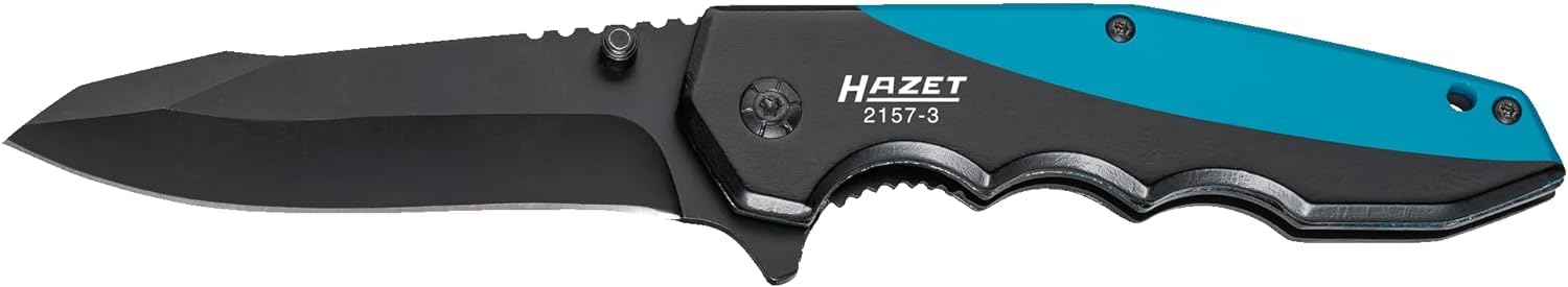 Hazet 2157-3 Pocket Knife with Aluminum Handle