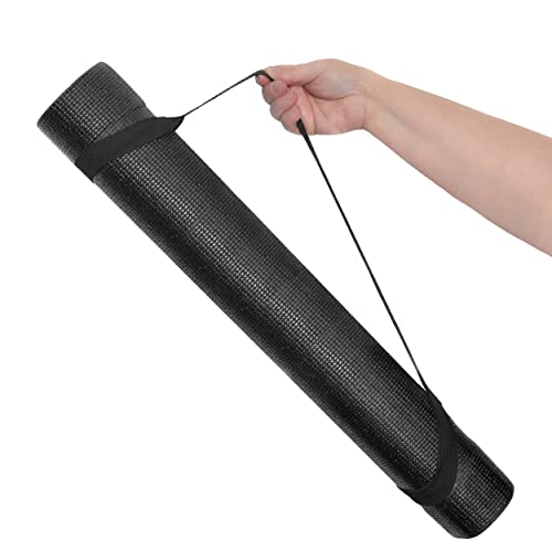 Upward Fit 10-Pack Classic Yoga Mat With Carrying Strap, 68" x 24" Non Slip Exercise Mat, 4mm Thick Fitness Mat, Anti-Tear, Bulk Yoga Mats for Home Workout, Gym, School, or Studio, Assorted
