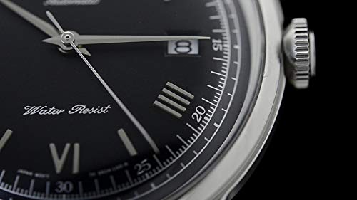 Orient Watches for Men '2nd Gen. Bambino Ver. 2' Contemporary Classic Dress Watch for Men, Japanese Automatic Stainless Steel Mens Watch with Leather Band