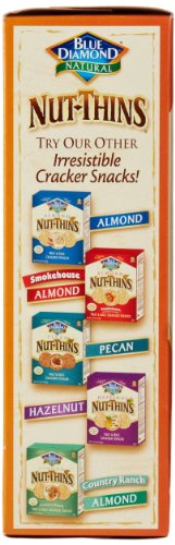 Blue Diamond Gluten Free Almond Nut-Thins Cracker Crisps, Cheddar Cheese, 4.25 Ounce