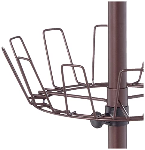 Honey-Can-Do 3 Tier Bronze Shoe Tree SHO-02220 Brown